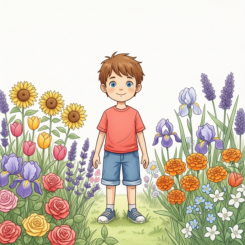 Cover illustration for Le Petit Jardin de Tom