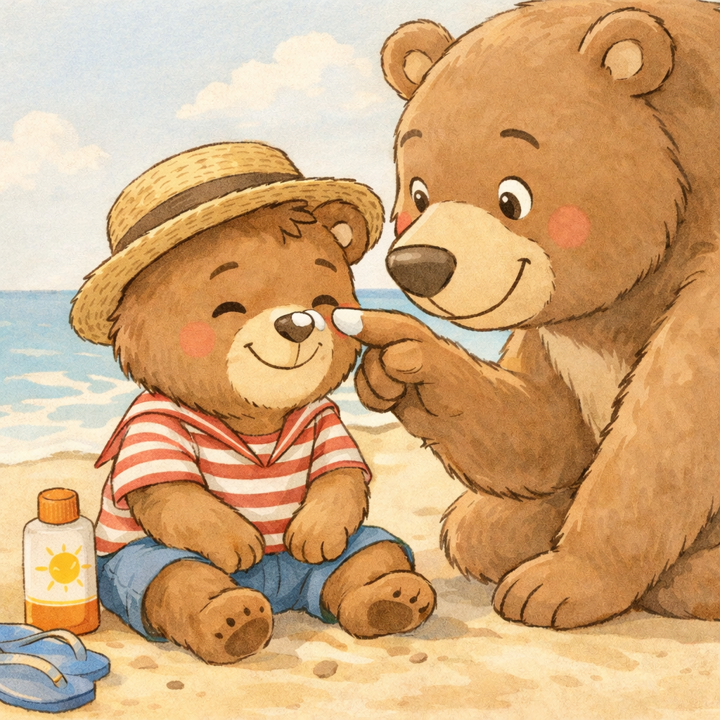 Cover illustration for Bero Va à la Plage !